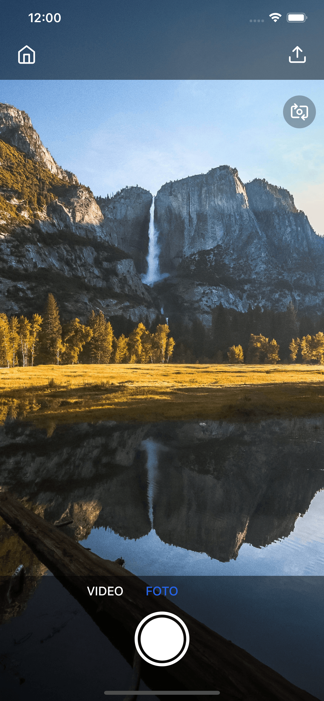 Image of a phone camera